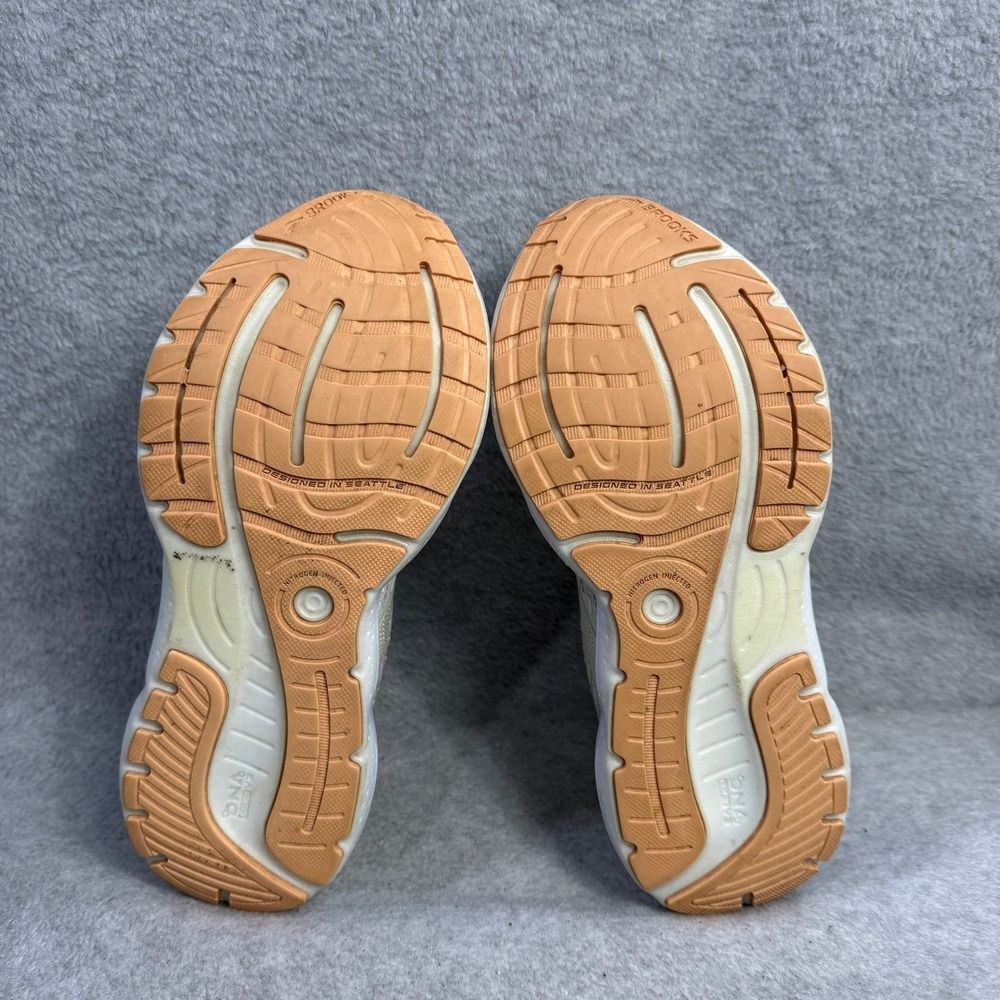 Brooks Glycerin 20 Women's Shoes Size 7.5 Beige Running Sneakers 1203691B133 - Picture 8 of 10